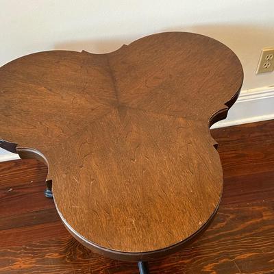 Thomasville Furniture Cloverleaf Top Cast Iron Table