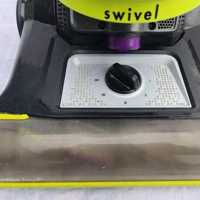 Sale Photo Thumbnail #105: Bissell CleanView Swivel Pet Upright Vacuum Cleaner designed for pet owners. Features a swivel steering mechanism for easy maneuverability, a large dirt cup, a multi-cyclonic suction system, and a specialized pet hair tool. Includes a washable filter and 