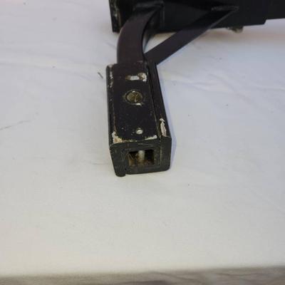 Sale Photo Thumbnail #272: One Ideal 50 ft Tuff-Grip fish tape made of S-Class non-metallic material with a steel core, featuring a durable blue housing and ergonomic hand grip. Additionally, the lot contains one 3-blade metal propeller, approximately 6 inches in diameter, suitable