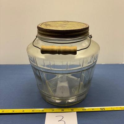 Vintage Barrel Pickle Jar