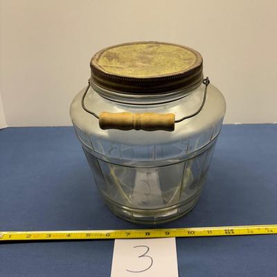 Vintage Barrel Pickle Jar