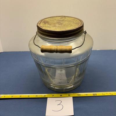 Vintage Barrel Pickle Jar