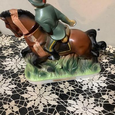 Sale Photo Thumbnail #383: You get Benjamin Franklin, Fox, Hunting Dog, Solder on Horse.  The soldier is missing sword.