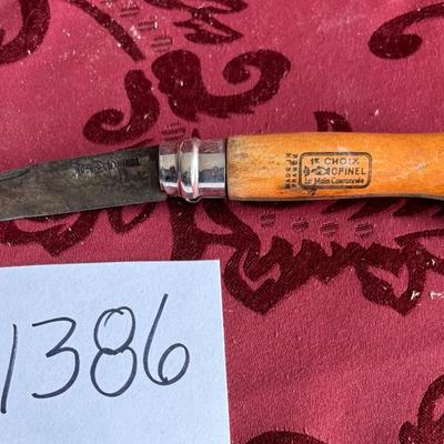 Vintage Openil Carborn Folding Knife