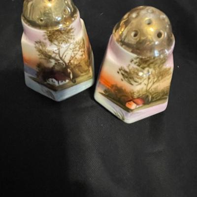 A COLLECTION OF SALT AND PEPPER SHAKERS