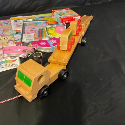 A VARIETY OF TOYS, STICKER AND MORE