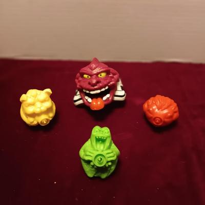 1988 KENNER THE REAL GHOSTBUSTERS PULL SPEED AHEAD AND SCREAMING HEROES