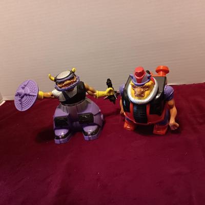 1986 LJN TOYS THUNDERCATS "TOP SPINNER" AND "RAM BAM"