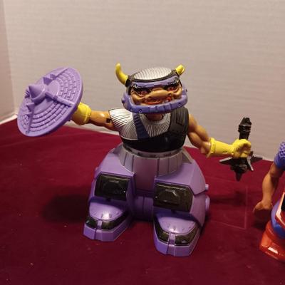 1986 LJN TOYS THUNDERCATS "TOP SPINNER" AND "RAM BAM"