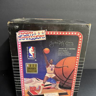 Julius Erving “Dr. J” Autographed Figurine #95/975