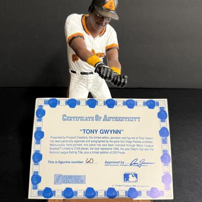 Tony Gwynn Autographed Figurine #60/2189