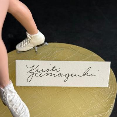 Kristi Yamaguchi autograph Figurine -#400/950