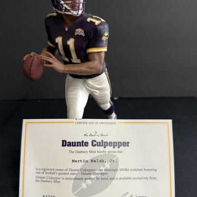 Danbury Mint Daunte Culpepper Figurine