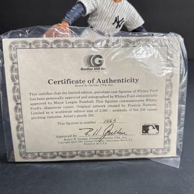 Whitney Ford Autographed Figurine - #1463/2360