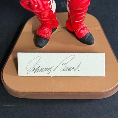 Johnny Bench Autographed Figurine - #255/1989