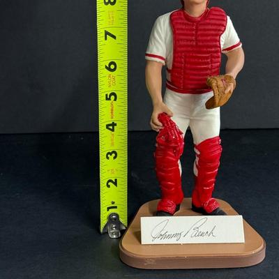 Johnny Bench Autographed Figurine - #255/1989