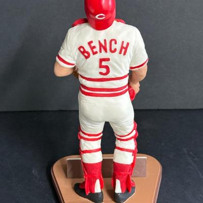 Johnny Bench Autographed Figurine - #255/1989
