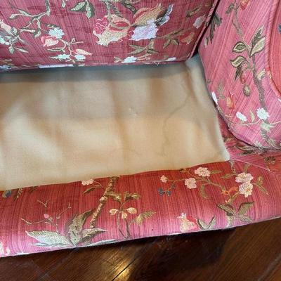 Upholstered Wingback Armchair