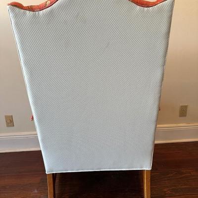 Upholstered Wingback Armchair