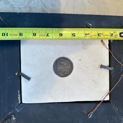 Pair of Cast Marble Figural Bas-Relief Plaques