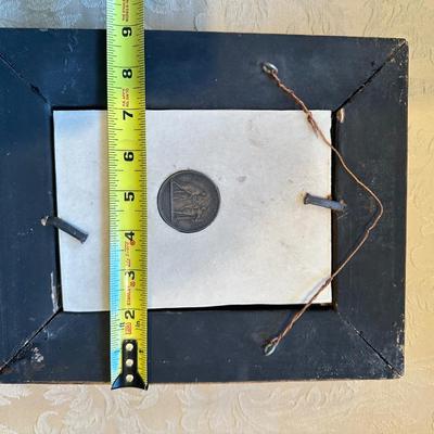 Pair of Cast Marble Figural Bas-Relief Plaques