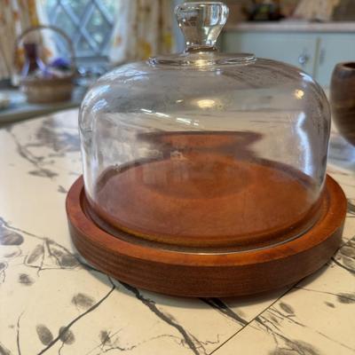 Wood Salad Bowl Set and Cheese Server