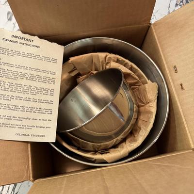 Brand New Stainless Mixing Bowl Set