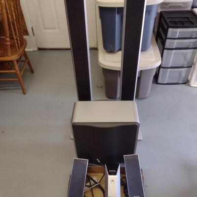 Panasonic Surround Sound System- Seven Pieces