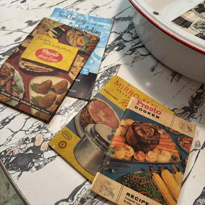 Vintage Wash Pans, Fry Cutter and Manuals