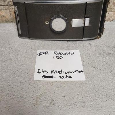 Sale Photo Thumbnail #491: Polaroid land camera 150. Fits medium flat rate box