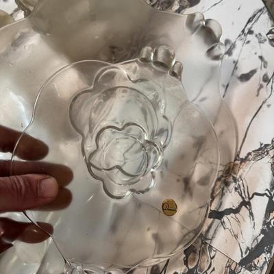 Heisey Glass and More Glass Servers