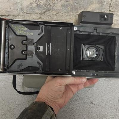 Sale Photo Thumbnail #551: Pair of Polaroid Land Cameras 103 and 104. Fits medium flat rate box