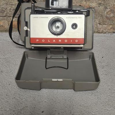 Sale Photo Thumbnail #547: Pair of Polaroid Land Cameras 103 and 104. Fits medium flat rate box