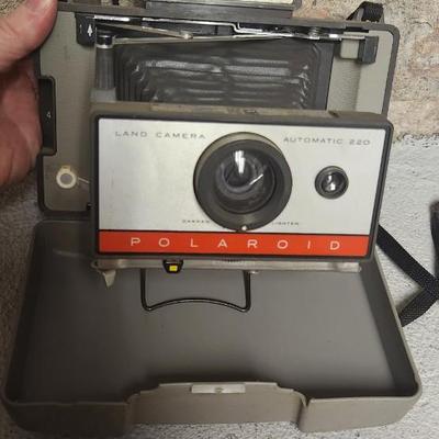 Sale Photo Thumbnail #567: Polaroid pair 104 and 220. Fits medium flat rate box