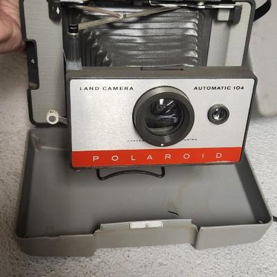 Sale Photo Thumbnail #561: Polaroid pair 104 and 220. Fits medium flat rate box