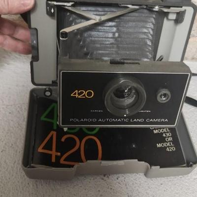 Sale Photo Thumbnail #596: Polaroid 420 with booklet. Fit medium flat rate box