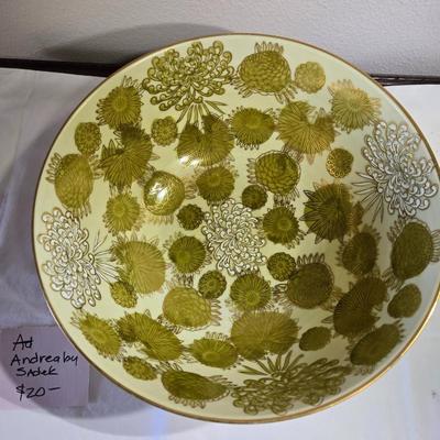 Sale Photo Thumbnail #10: Beautiful Vintage Andrea by Sadek Bowl.  No chips or cracks.