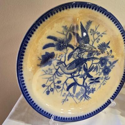 Sale Photo Thumbnail #28: Pair of Villeroy and Boch Fasan plates.  Lots of crazing, but no chips