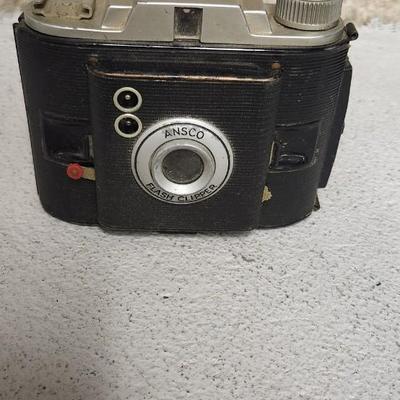 Sale Photo Thumbnail #655: 3 Ansco cameras. Fits medium flat rate box