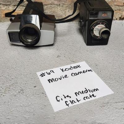 Sale Photo Thumbnail #666: Kodak CL 33 and Kodak Fun saver movie cameras. Fits medium flat rate box