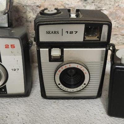 Sale Photo Thumbnail #678: Kodak, wards, sears and Revere. Fits medium flat rate box