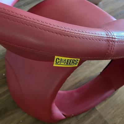 Sale Photo Thumbnail #59: Light red/Rose colored funky style chair by CHEERS.  Comfortable