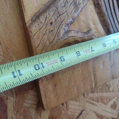 Wood Relief Wall Panel Carving of Bald Eagle