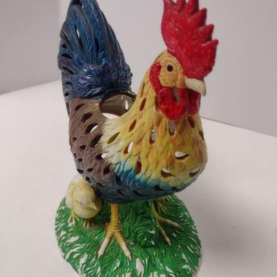 Ceramic PartyLite Tea Lite Chicken and Peep Lantern