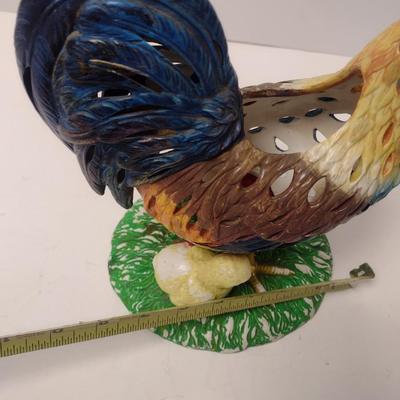 Ceramic PartyLite Tea Lite Chicken and Peep Lantern