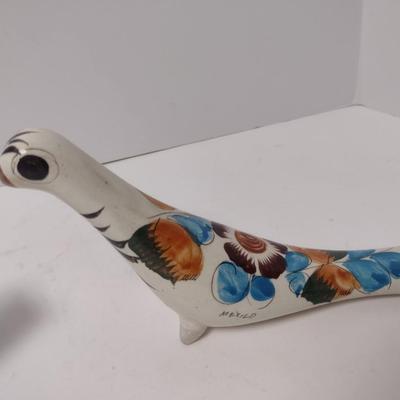 Pair of Internationally Made Hand Painted Ceramic Home Decor Items