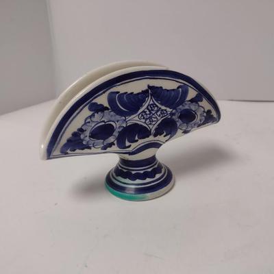 Pair of Internationally Made Hand Painted Ceramic Home Decor Items