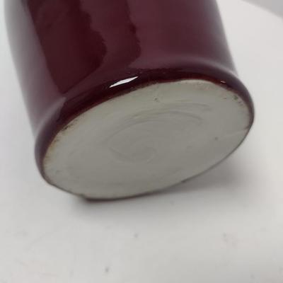 Drip Glaze Finish Ceramic Bud Vase