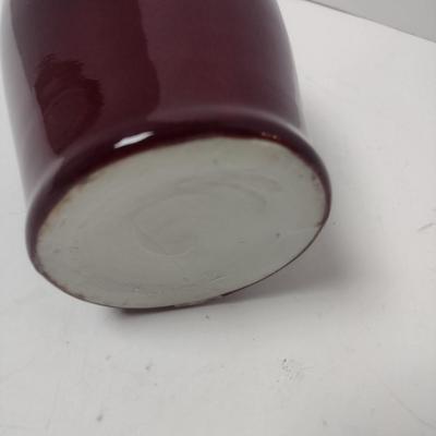 Drip Glaze Finish Ceramic Bud Vase