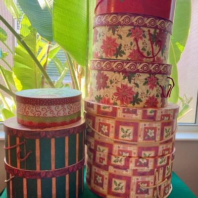 Sale Photo Thumbnail #129: 8 Lg Gift boxes.  Everything in photo